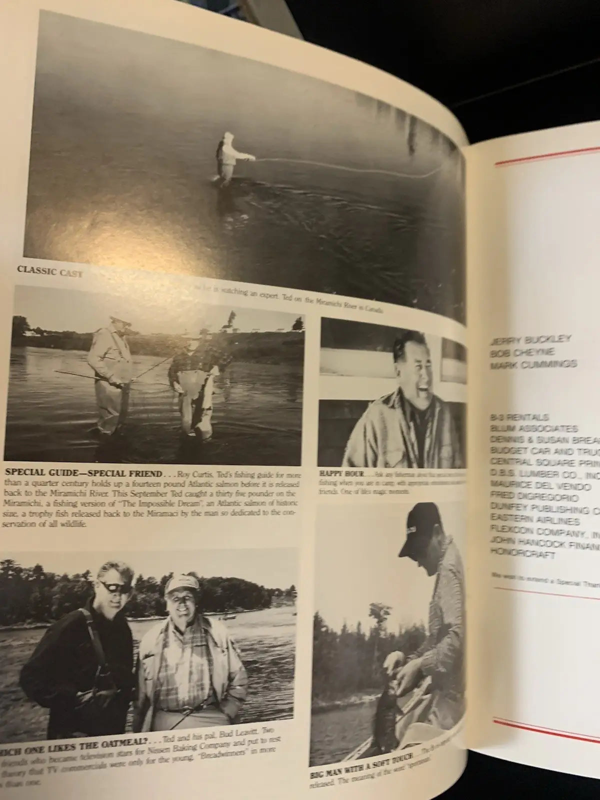 Evening Ted Williams Signed Program Red Sox Joe Dimaggio John Glenn Auto (9) JSA - Sports Memorabilia