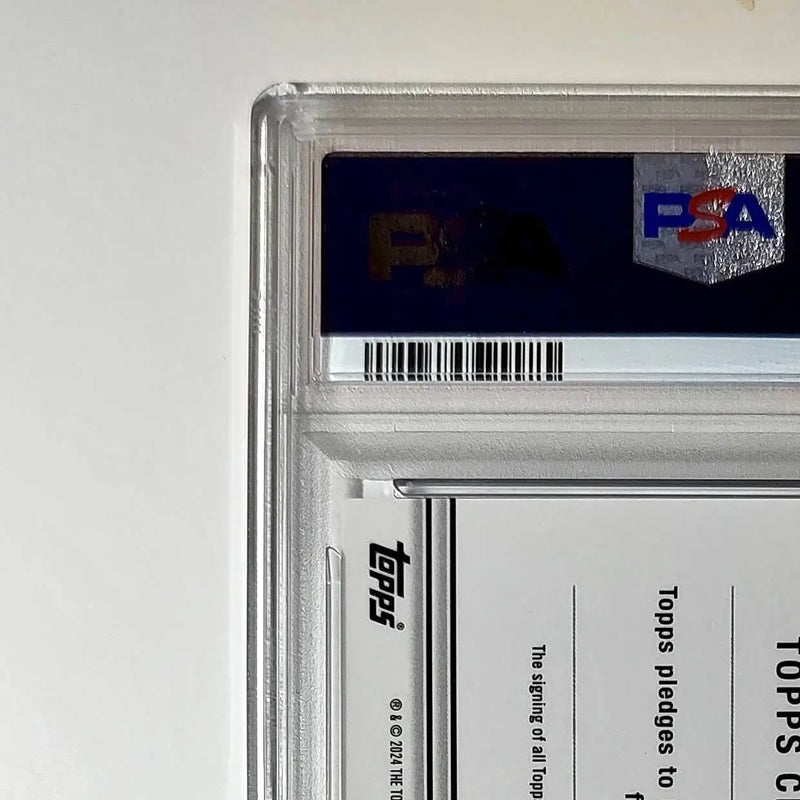 Everson Walls 2023 Topps Chrome Purple Speckle Refractor 197/199 PSA 10 Auto 9 - Football Card Single