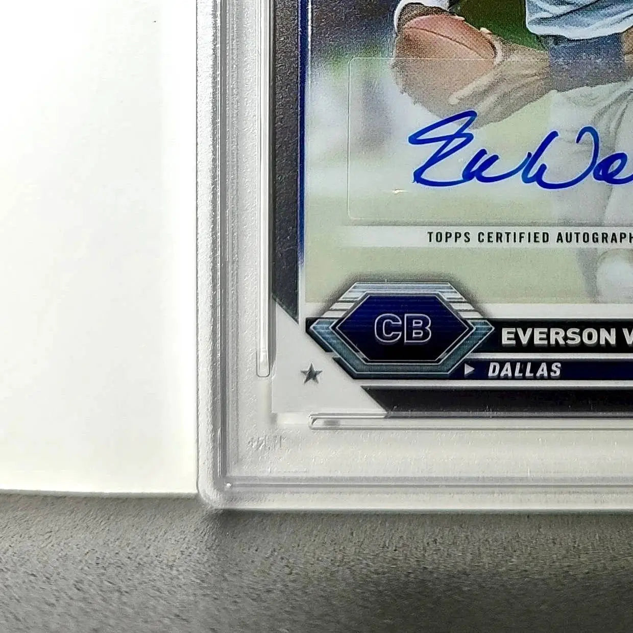 Everson Walls 2023 Topps Chrome #TCA-EW PSA 10 Auto 10 - Football Card Single