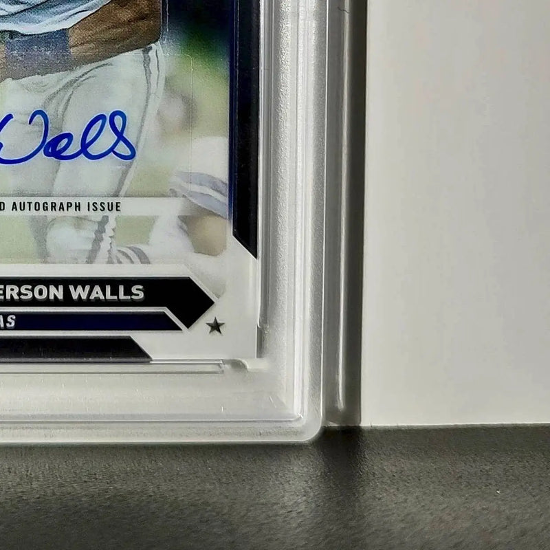 Everson Walls 2023 Topps Chrome #TCA-EW PSA 10 Auto 10 - Football Card Single