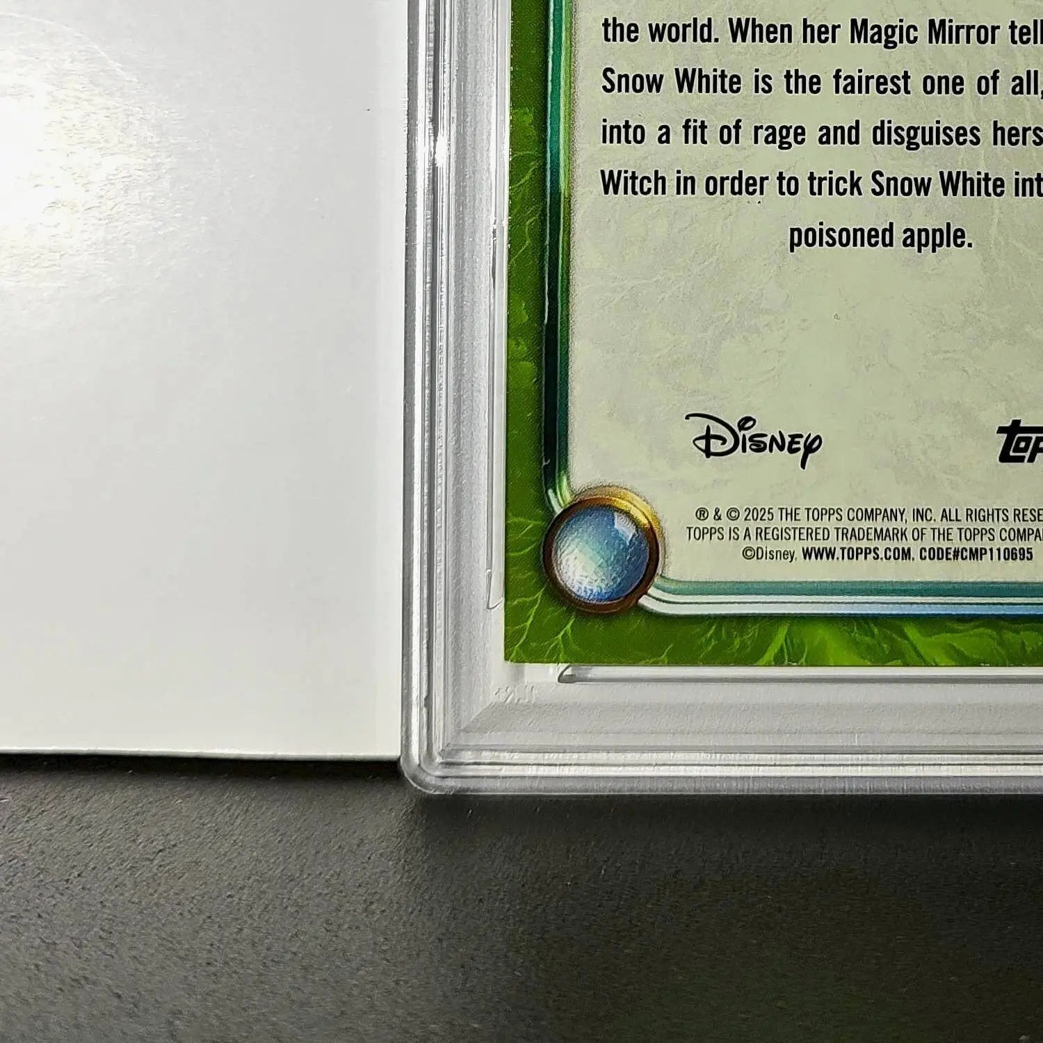 Evil Queen 2025 Topps Disney #172 Card Snow White and the Seven Dwarfs PSA 9 - Non-Sports Card Single