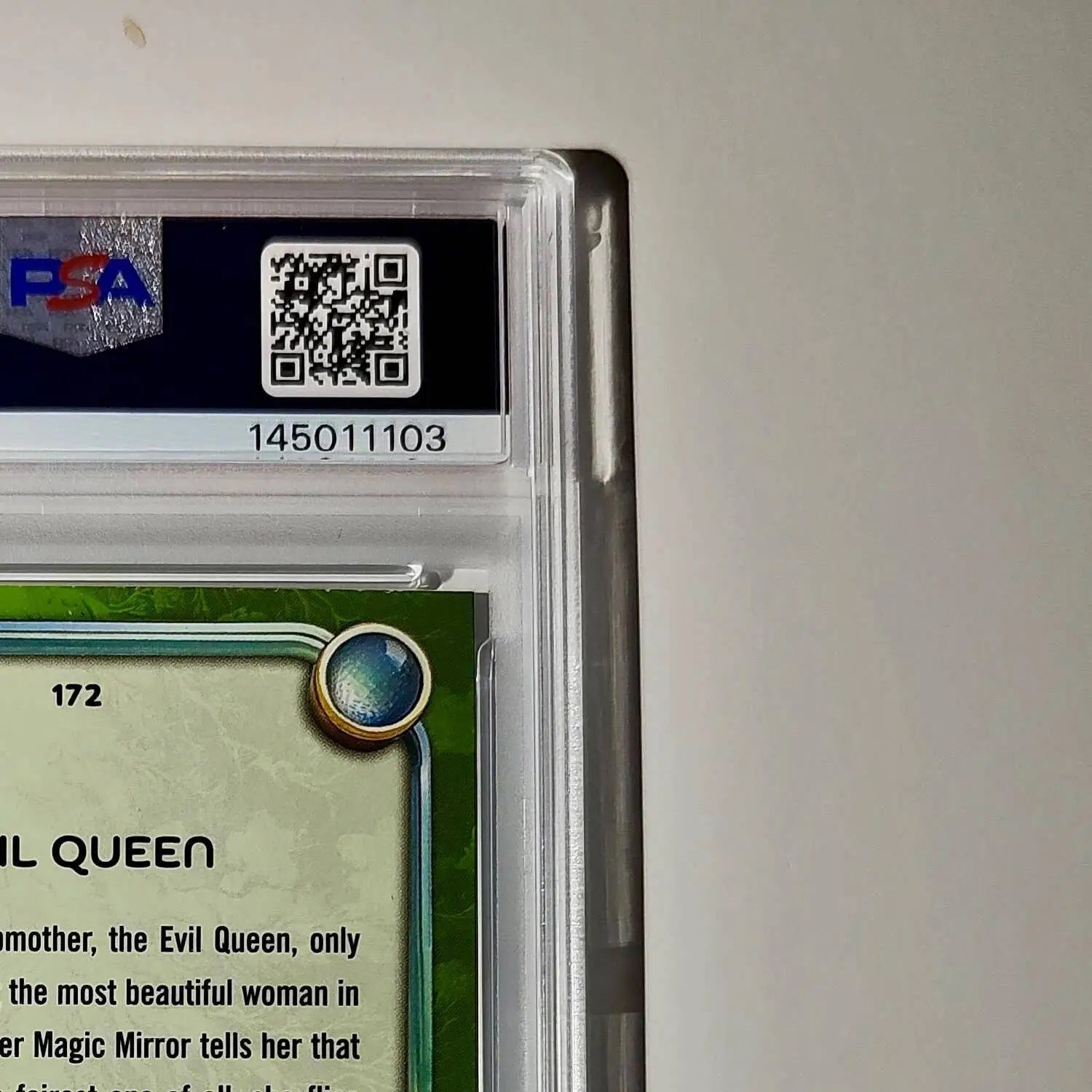 Evil Queen 2025 Topps Disney #172 Card Snow White and the Seven Dwarfs PSA 9 - Non-Sports Card Single