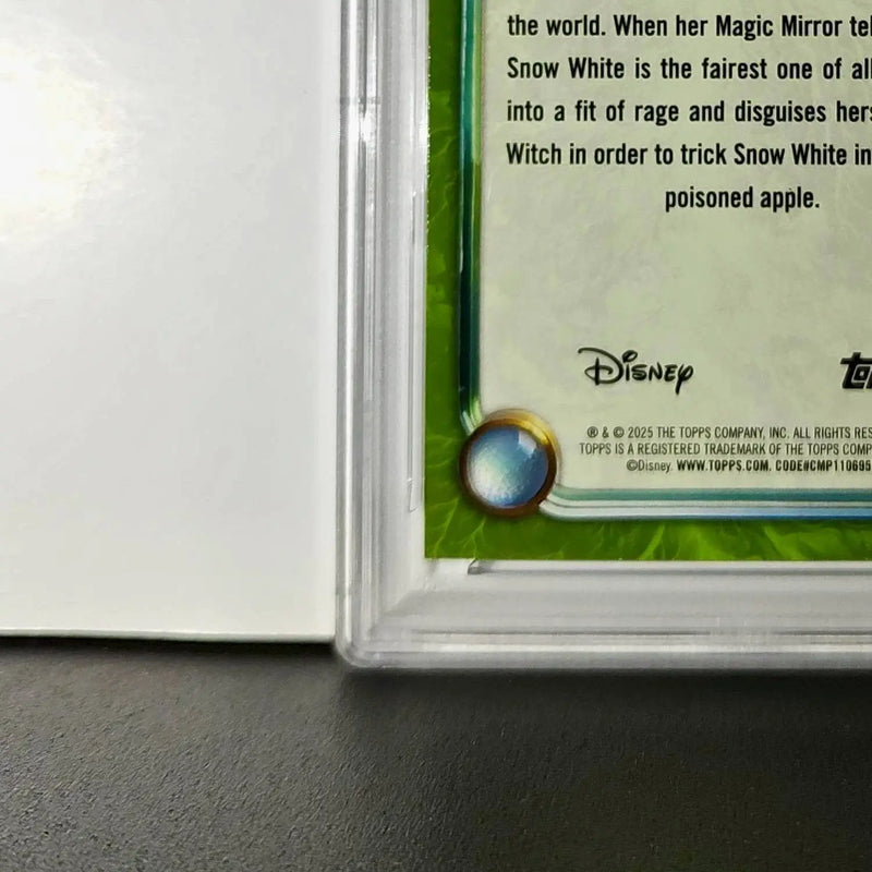 Evil Queen 2025 Topps Disney #172 Card Snow White and the Seven Dwarfs PSA 8 - Non-Sports Card Single