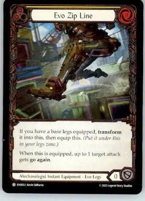 Evo Zip Line - Bright Lights - EVO053 - Cold Foil NM - TCG Card Single