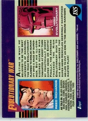 Evolutionary War - 1992 Impel Marvel Universe - NM - #185 - Marvel Card Single