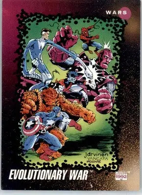 Evolutionary War - 1992 Impel Marvel Universe - NM - #185 - Marvel Card Single