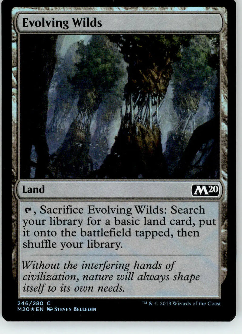 Evolving Wilds - Core Set 2020 - 246 - Foil LP Magic: The Gathering