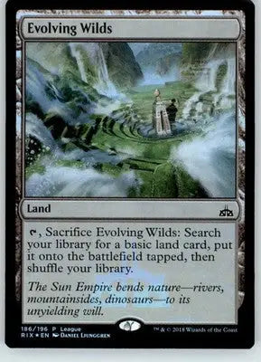 Evolving Wilds - League Promos - Foil NM - #186 - Magic Card Single