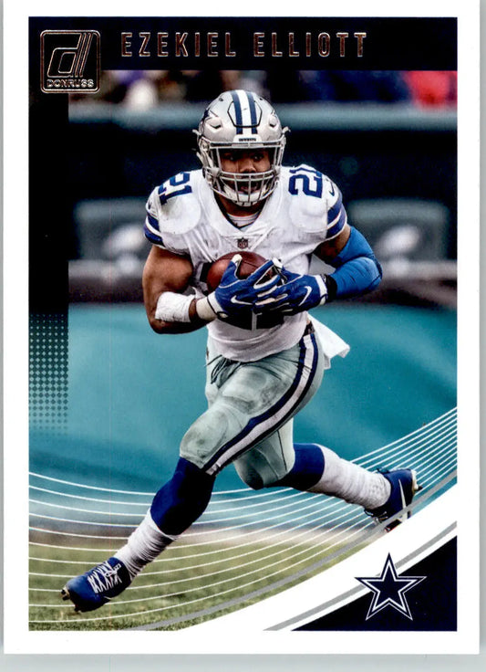 Ezekiel Elliott - 2018 Donruss - #76 - Football - Football Card Single