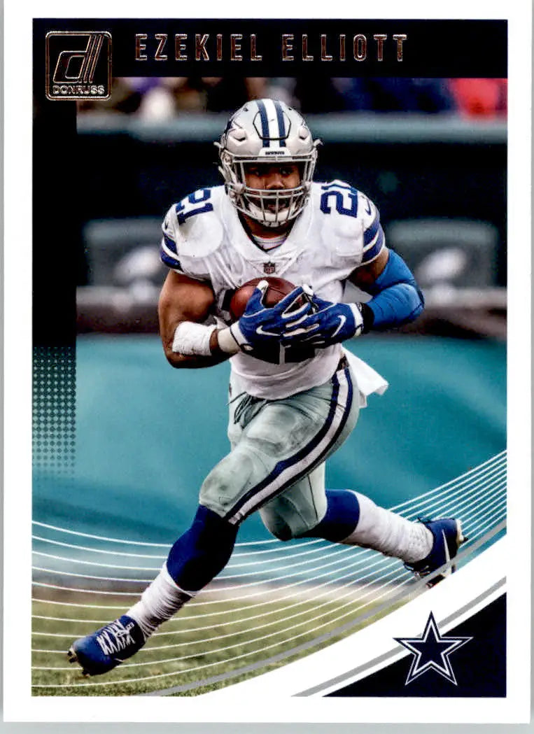 Ezekiel Elliott - 2018 Donruss - #76 - Football - Football Card Single