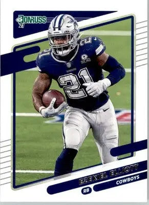 Ezekiel Elliott - 2021 Donruss - #188 - Football - Football Card Single