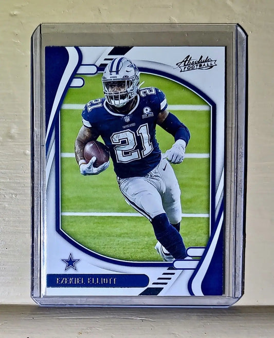 Ezekiel Elliott 2021 Panini NFL Absolute Football #50 Card Cowboys - Football Card Single