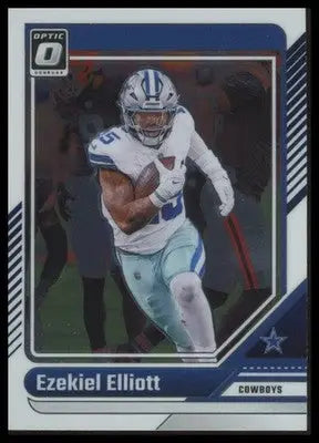 Ezekiel Elliott 2024 Donruss Optic #51 Dallas Cowboys