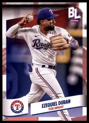Ezequiel Duran 2024 Topps Big League #143 Texas Rangers - Baseball Card Single