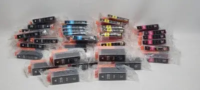 Bundles of EZink 221 color printer ink cartridges in various colors for high-quality printing