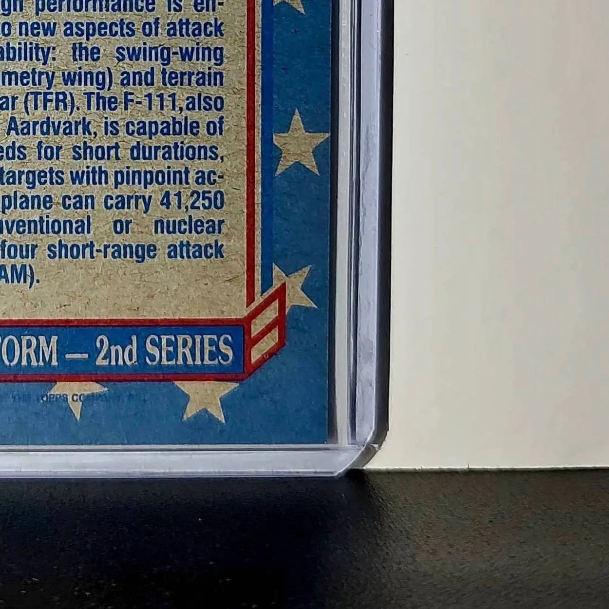 F-111 Aardvark 1991 Topps Desert Storm #133 Card - Non-Sports Card Single