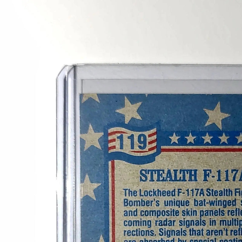 F-117A Stealth Fighter 1991 Topps Desert Storm #119 Card - Non-Sports Card Single