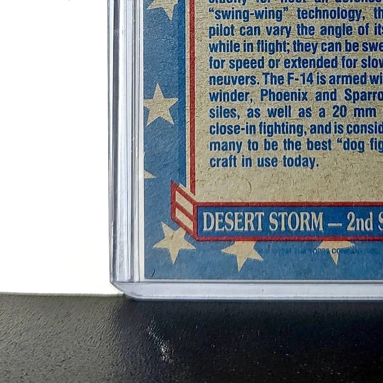 F-14 Fighter 1991 Topps Desert Storm #110 Card - Other