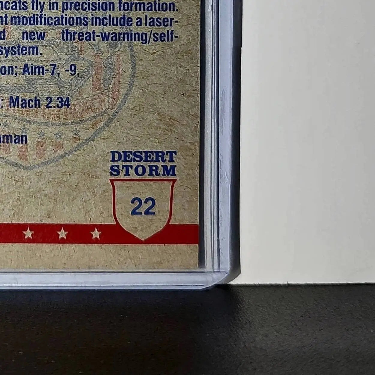 F-14 Flies in Formation 1991 Topps Desert Storm #22 Card - Other