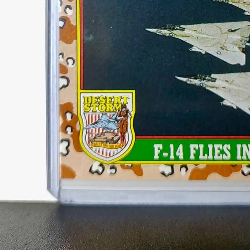 F-14 Flies in Formation 1991 Topps Desert Storm #22 Card - Other