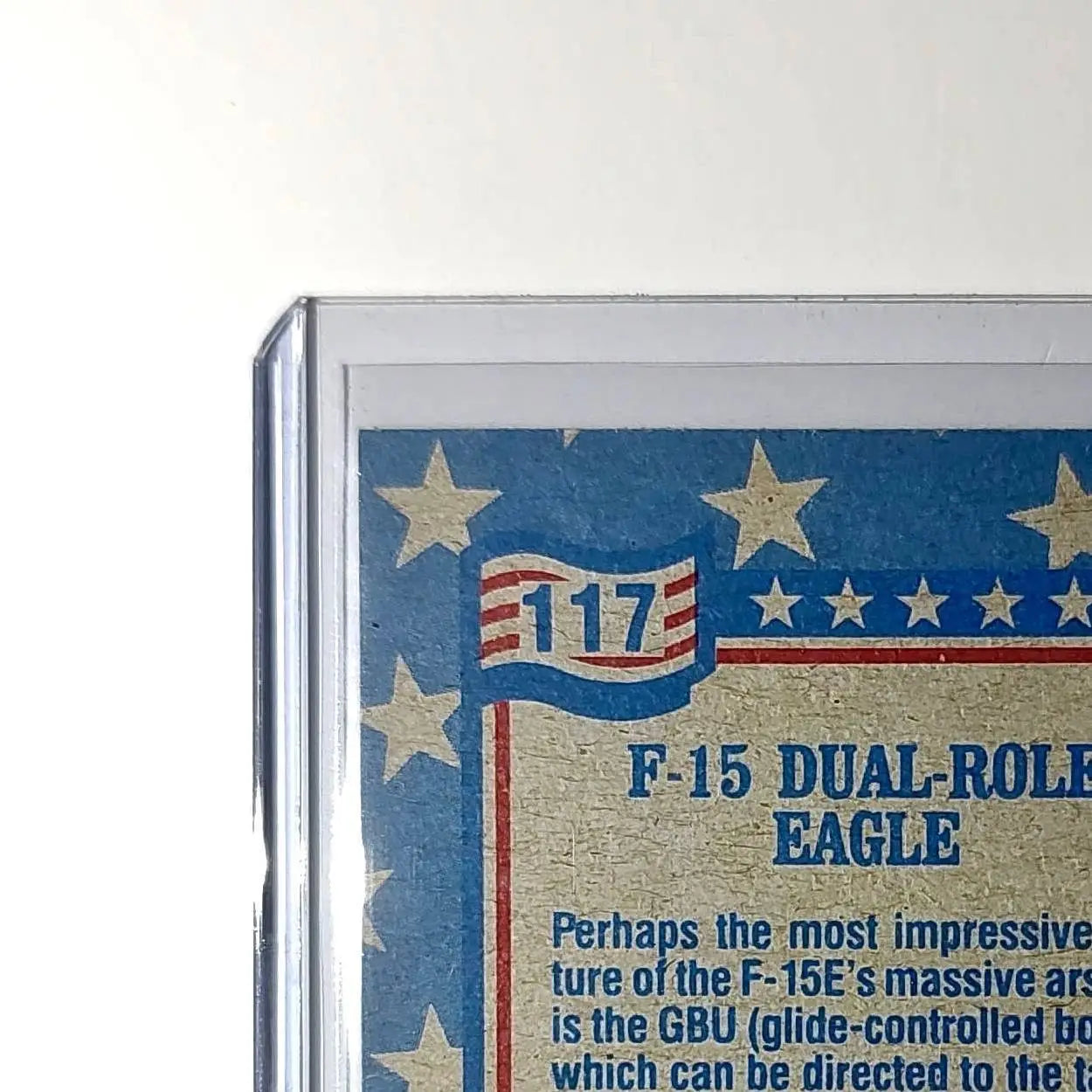 F-15 Dual-Role Eagle 1991 Topps Desert Storm #117 Card - Other