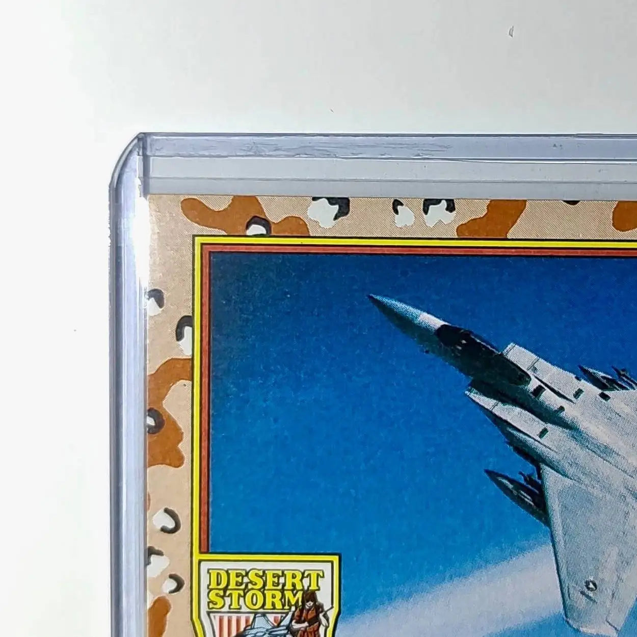 F-15 Fighter Plane 1991 Topps Desert Storm #37 Card