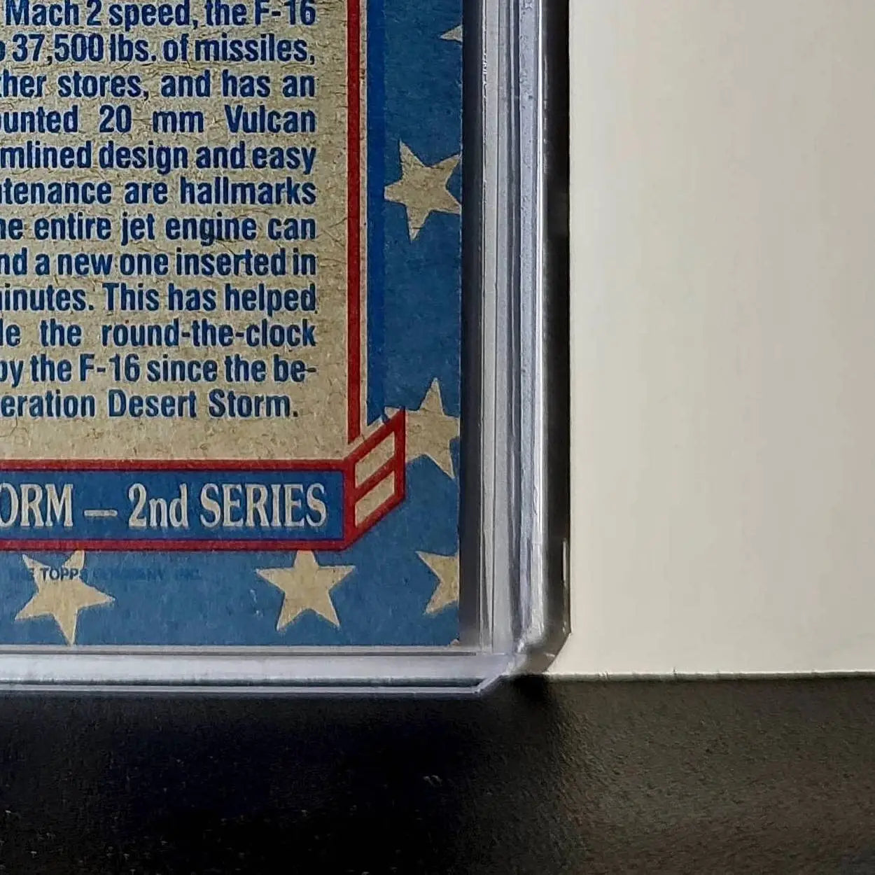 F-16 Fighter/Bomber 1991 Topps Desert Storm #108 Card - Non-Sports Card Single