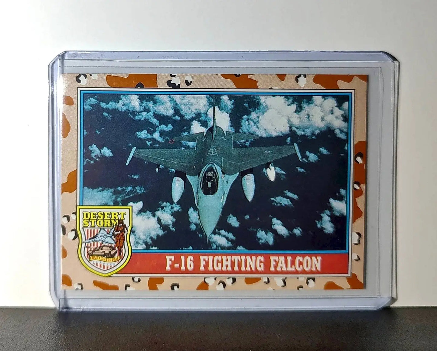F-16 Fighting Falcon 1991 Topps Desert Storm #115 Card - Non-Sports Card Single