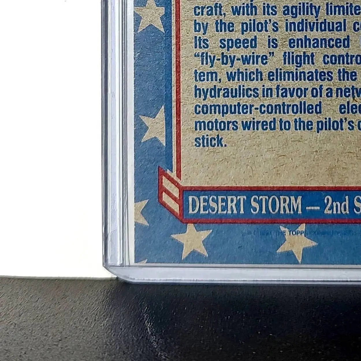 F-16 Fighting Falcon 1991 Topps Desert Storm #115 Card - Non-Sports Card Single