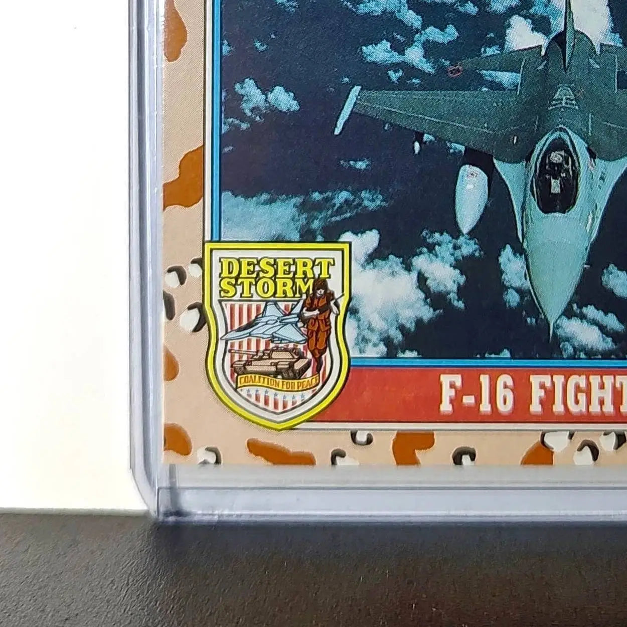 F-16 Fighting Falcon 1991 Topps Desert Storm #115 Card - Non-Sports Card Single