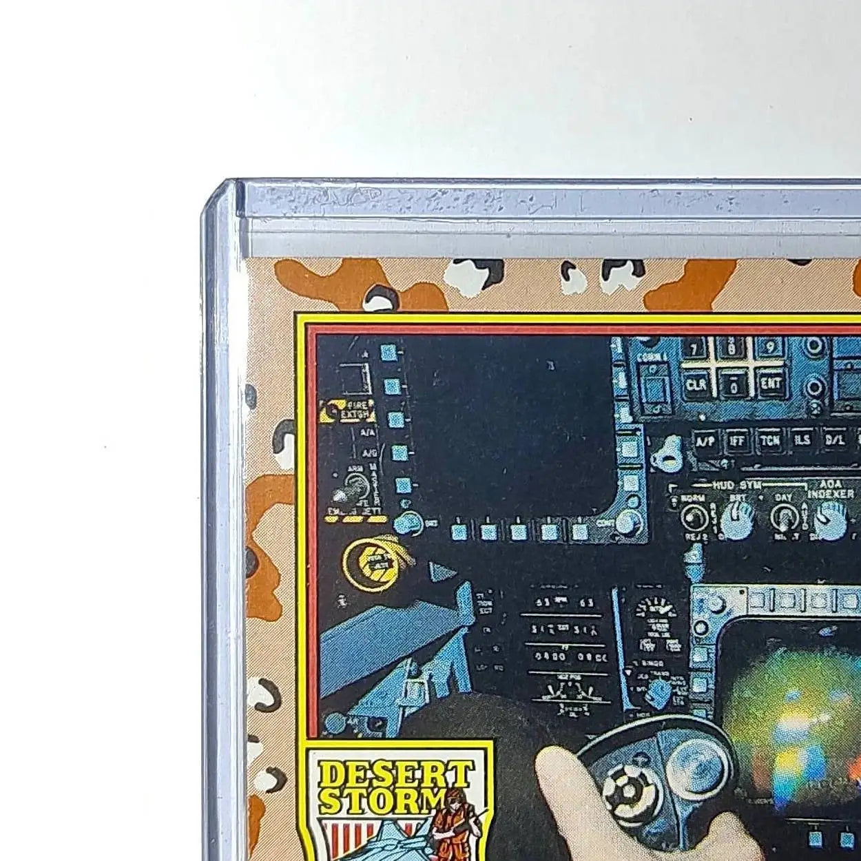 F/A-18 Cockpit 1991 Topps Desert Storm #64 Card