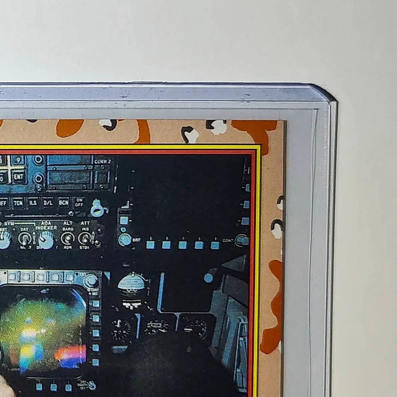 F/A-18 Cockpit 1991 Topps Desert Storm #64 Card