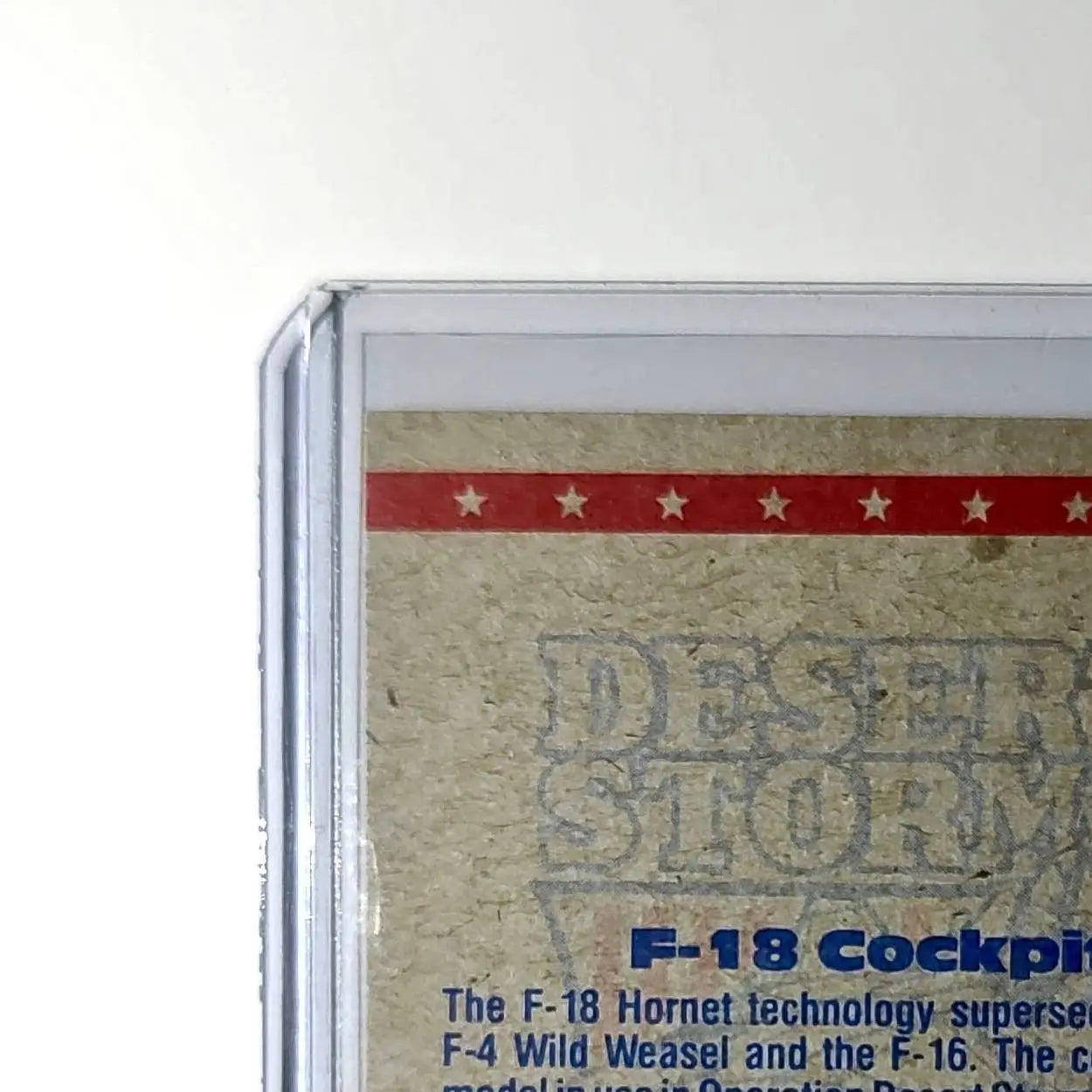 F/A-18 Cockpit 1991 Topps Desert Storm #64 Card