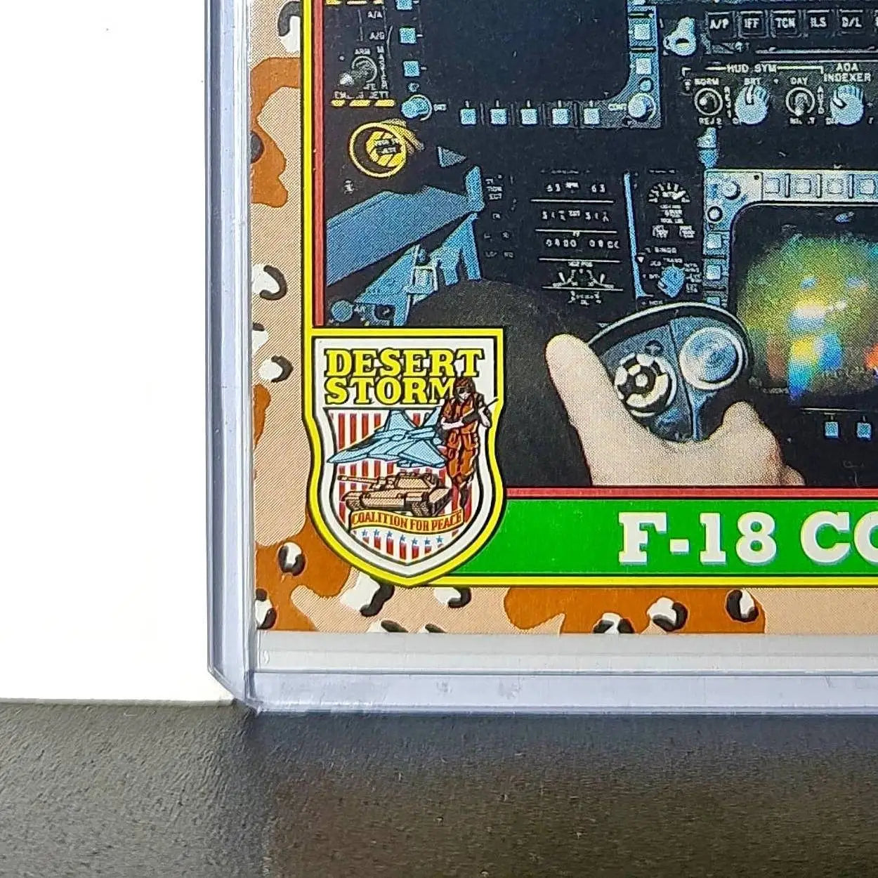 F/A-18 Cockpit 1991 Topps Desert Storm #64 Card