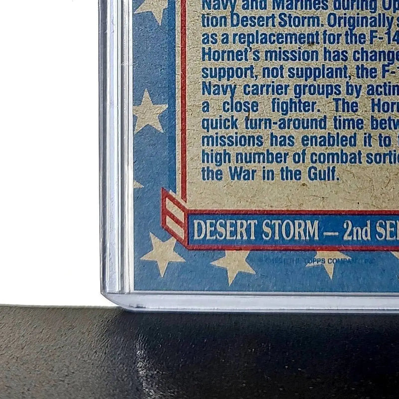 F/A-18 Hornet 1991 Topps Desert Storm #116 Card