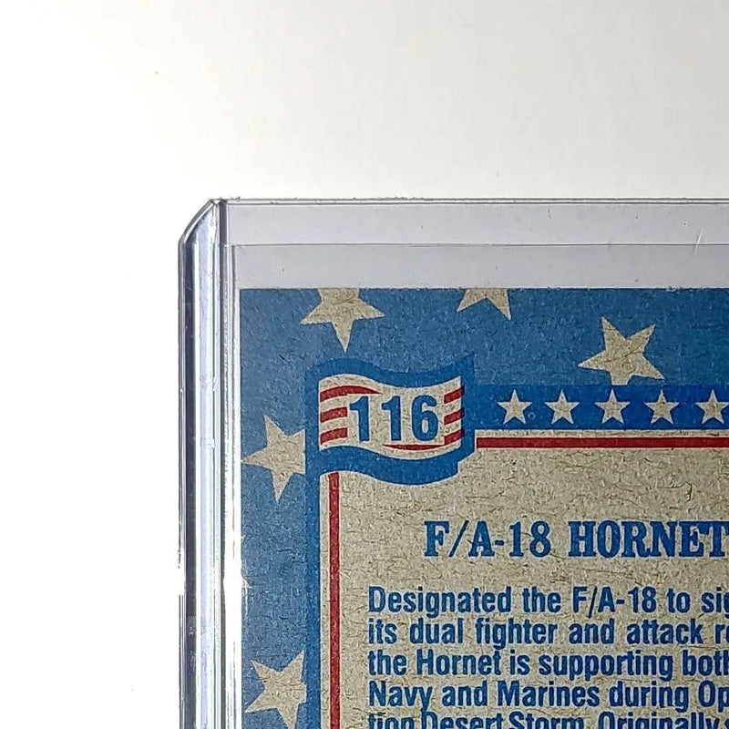 F/A-18 Hornet 1991 Topps Desert Storm #116 Card