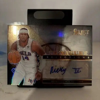 2024-25 Panini Select Ricky Council IV Signature Selections Auto #SS-RCY 76ers - Basketball Card Single