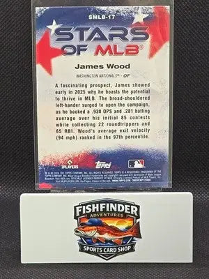 Topps 2026 Series 1 James Wood Washington Nationals Stars of MLB #SMLB-17 - Baseball Card Single
