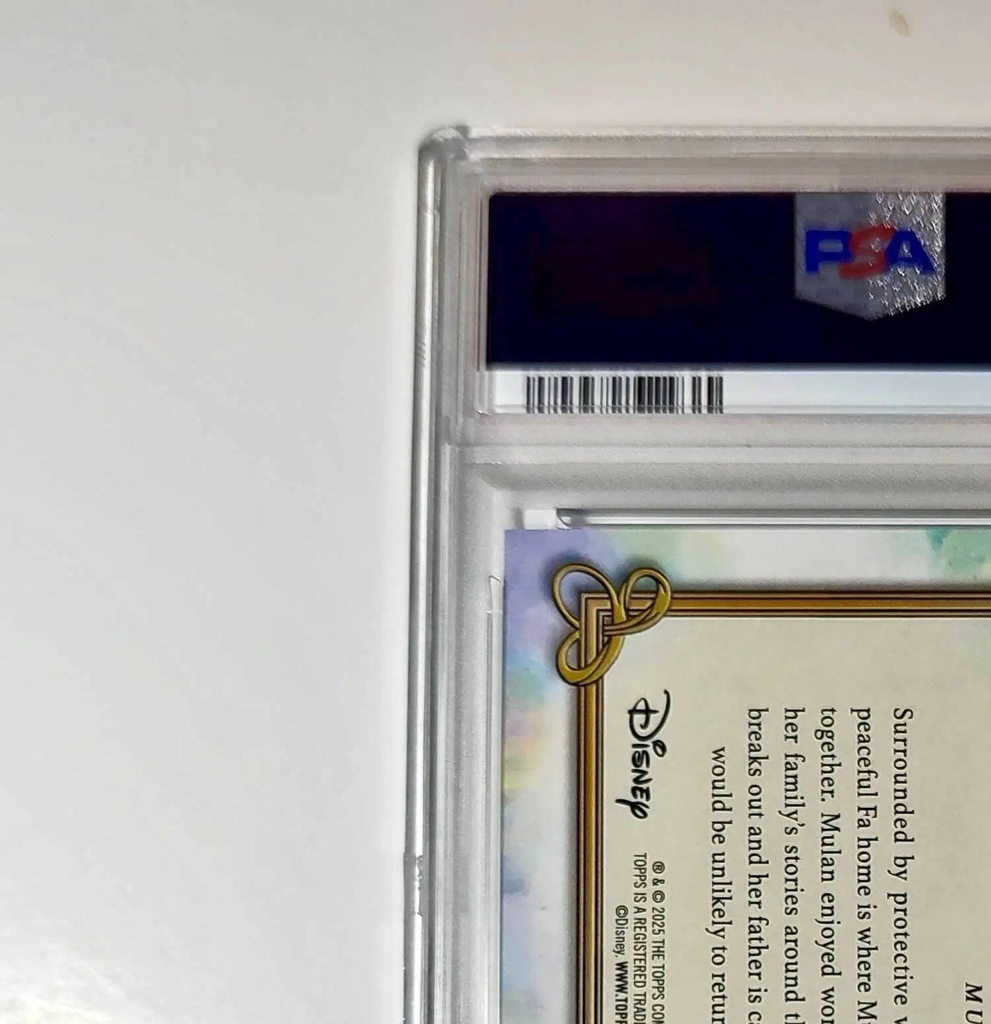Fa Family Home 2025 Topps Disney #C-12 Card Mulan PSA 10 - Non-Sports Card Single
