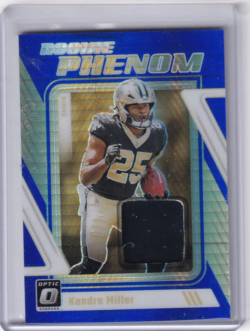 2023 DONRUSS OPTIC #RP-KM KENDRE MILLER PHEHOM PATCH- NEW ORLEANS SAINTS - Football Card Single