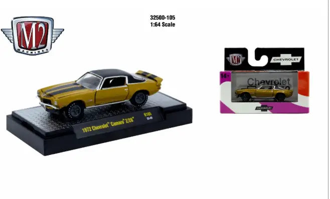 M2 Machines AutoThentics Rel 105 1:64 1972 Chevrolet Camaro Z28