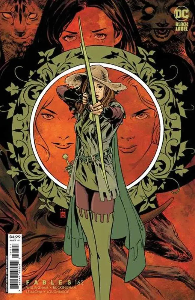 Fables #162 cover artwork with a cloaked figure, perfect for comic and trading card collectors