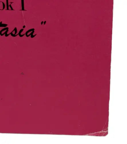 Magenta book cover with white binding from Fabulous Follies Sabrina by Judy M Johnson