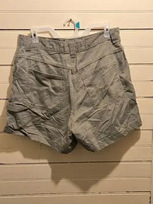 Faded Glory Shorts Womens 14 Carpenter Cargo Cotton Pocket Utility Gray Casual