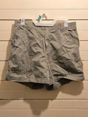 Faded Glory Shorts Womens 14 Carpenter Cargo Cotton Pocket Utility Gray Casual