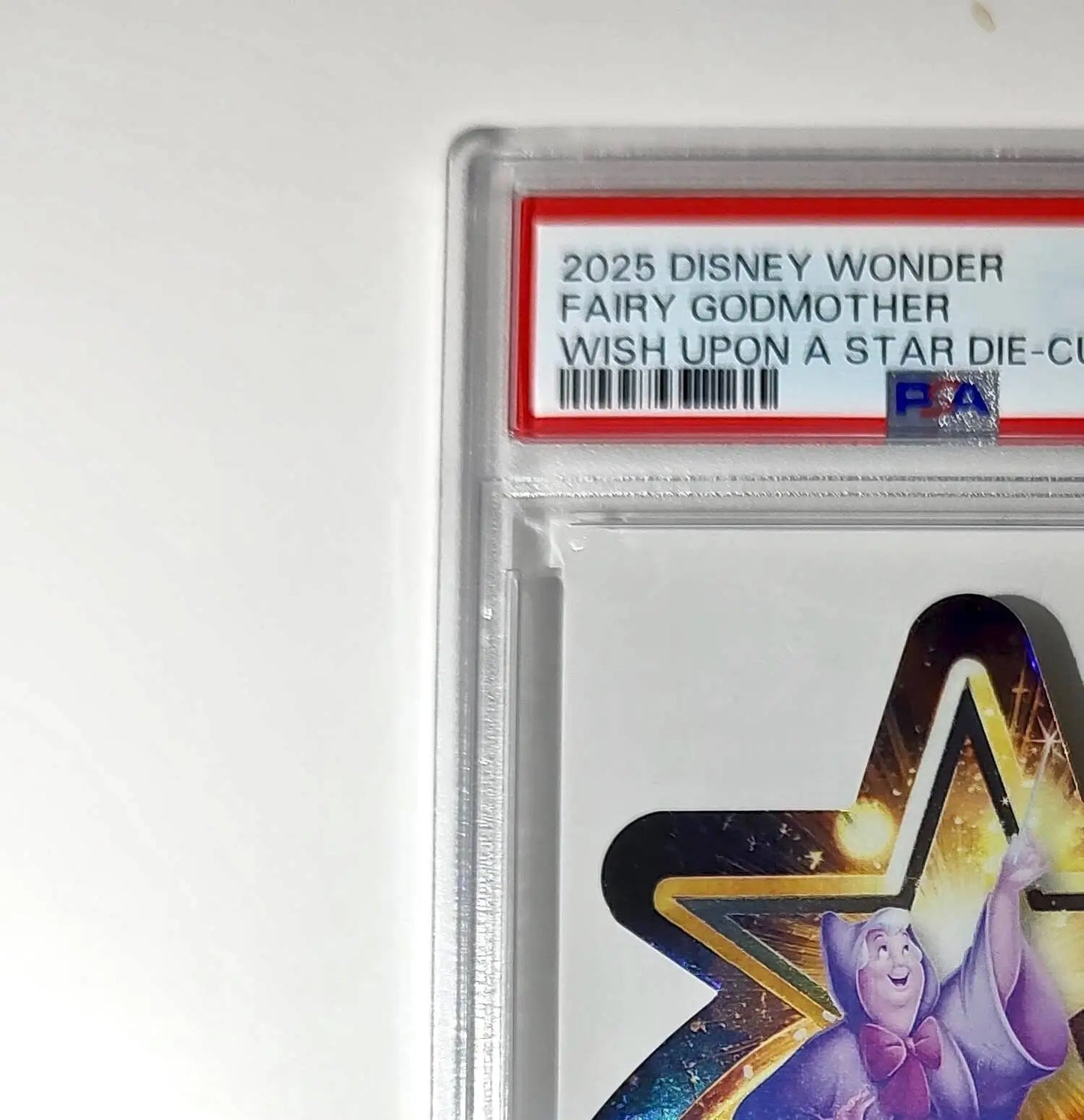 Fairy Godmother 2025 Topps Chrome Disney #W-20 Wish Upon A Star Die Cut PSA 9 - Non-Sports Card Single