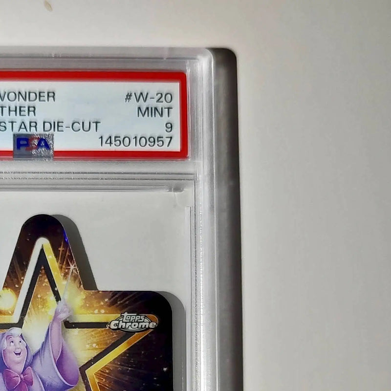 Fairy Godmother 2025 Topps Chrome Disney #W-20 Wish Upon A Star Die Cut PSA 9 - Non-Sports Card Single
