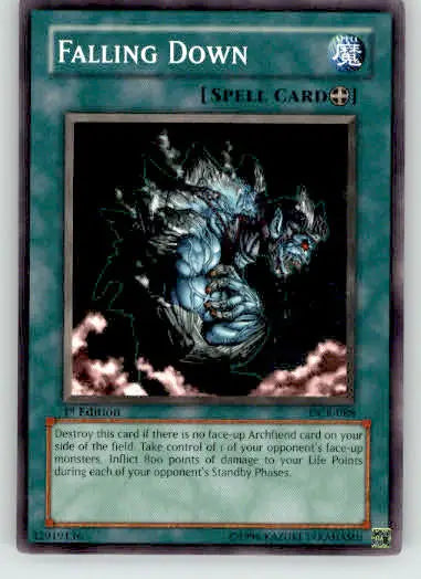 Falling Down - Dark Crisis - DCR-088 - 1st Edition HP - DC Card Single