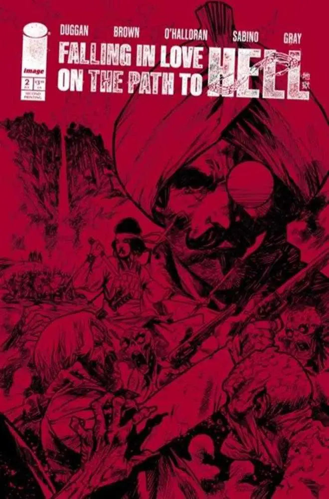 Falling In Love On The Path To Hell #2 2nd Print Mature comic book cover art