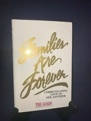 Gold-lettered Families Are Forever Auto Hardcover Book by Tim Curt Goad Family